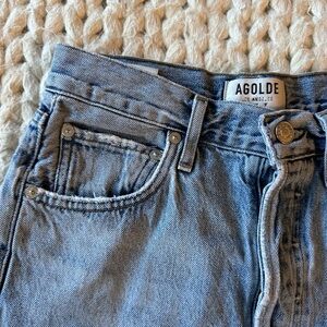 Agolde denim shorts size 25